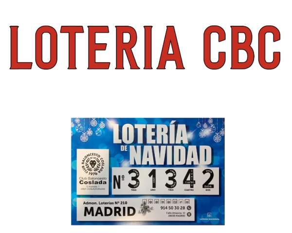 lotería,baloncesto,coslada,cbc